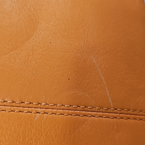 Coach Orange Colorblock Double Zipper Crossbody Bag - Picture 16 of 17